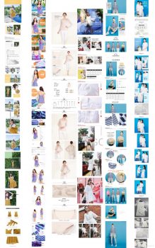 33款电商女装内大衣裙子详情页详情图装修模板psd素材-爱设计爱分享c