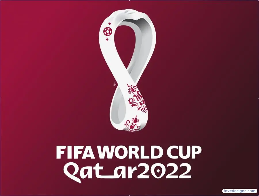 2022卡塔尔世界杯官方字体+logo足球英文球衣号码数字矢量素材源文件-爱设计爱分享c