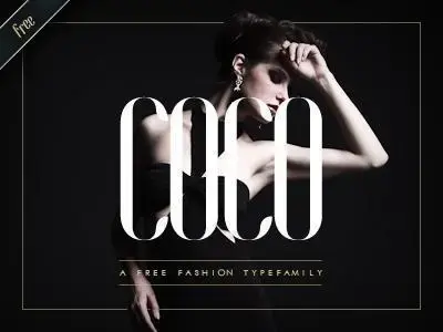 英文字体COCO - Free Fashion Typefamily免费下载-爱设计爱分享c