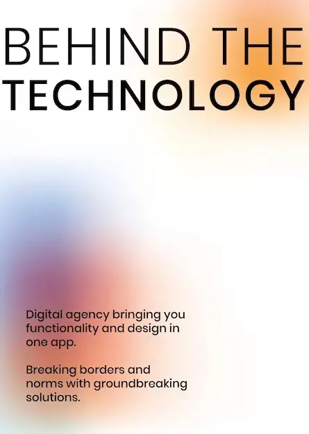 现代渐变颜色中科技模板矢量科技公司海报背后的免费矢量-爱设计爱分享c