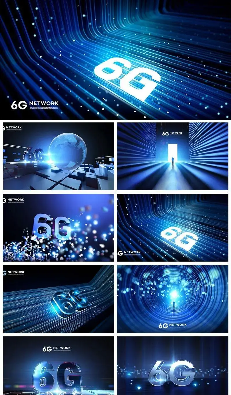 8款网络科技互联网6G海报PSD格式-爱设计爱分享c