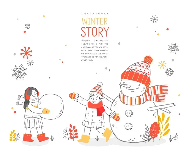 10款圣诞节装饰雪花雪人礼物圣诞树咖啡靴子海报PSD设计素材-爱设计爱分享c