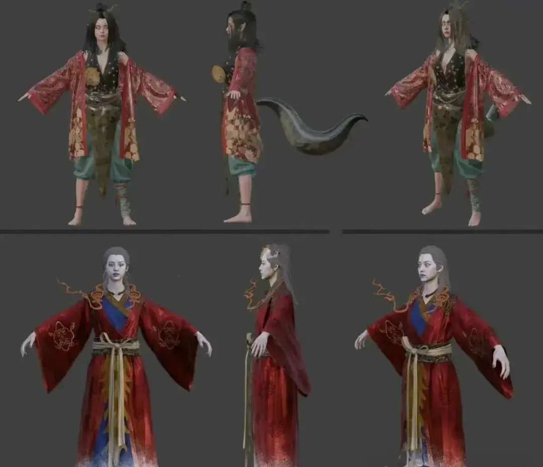 第1901期黑神话悟空角色模型合集.Blender 第1901期黑神话悟空角色模型合集.Blender