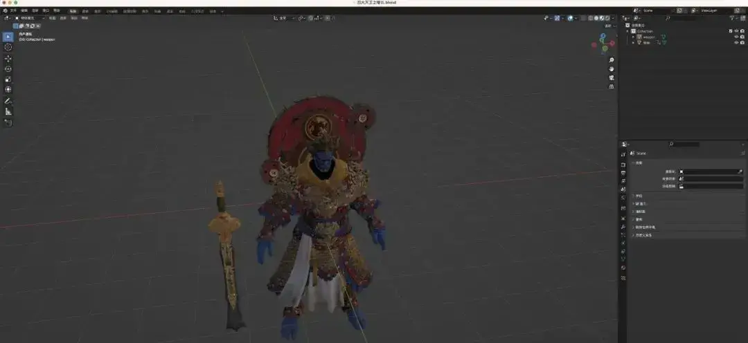 第1901期黑神话悟空角色模型合集.Blender 第1901期黑神话悟空角色模型合集.Blender