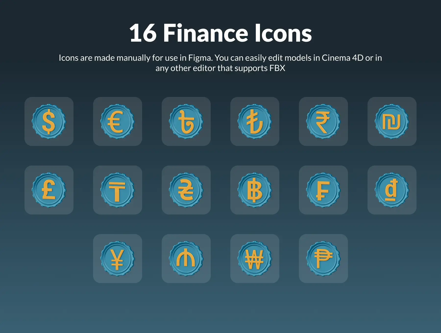 高质量三维渲染金融虚拟货币3D图标素材下载-爱设计爱分享c